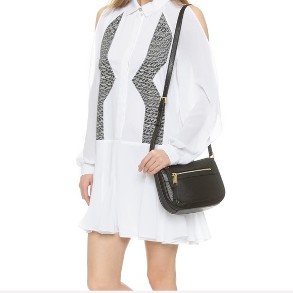 SOLD authentic MK genuine leather crossbody black - Picture 7 of 7